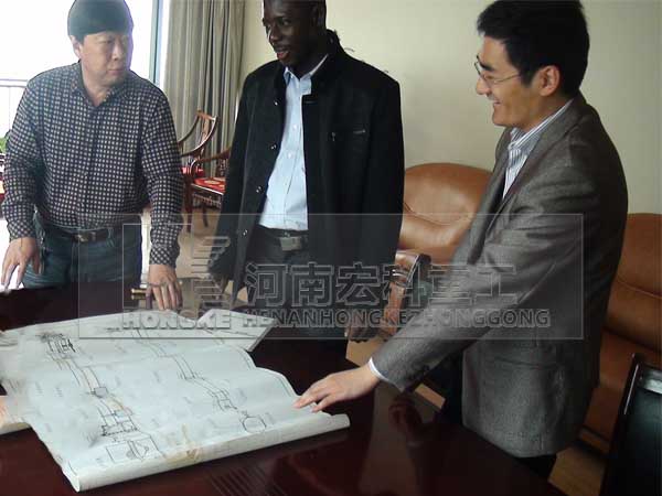 尼日利亞考察團(tuán)再次到訪敲定水泥回轉(zhuǎn)窯項目