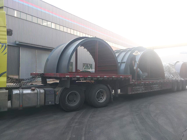 江西3.3米回轉窯窯頭窯尾發貨 100%x200